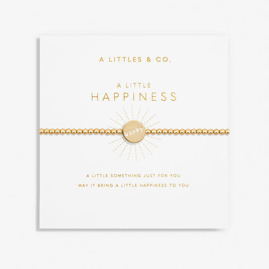 A Little 'Happiness' Bracelet In Gold-Tone Plating