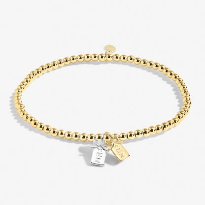 A Little 'Mrs & Mrs' Bracelet In Silver Plating And Gold-Tone