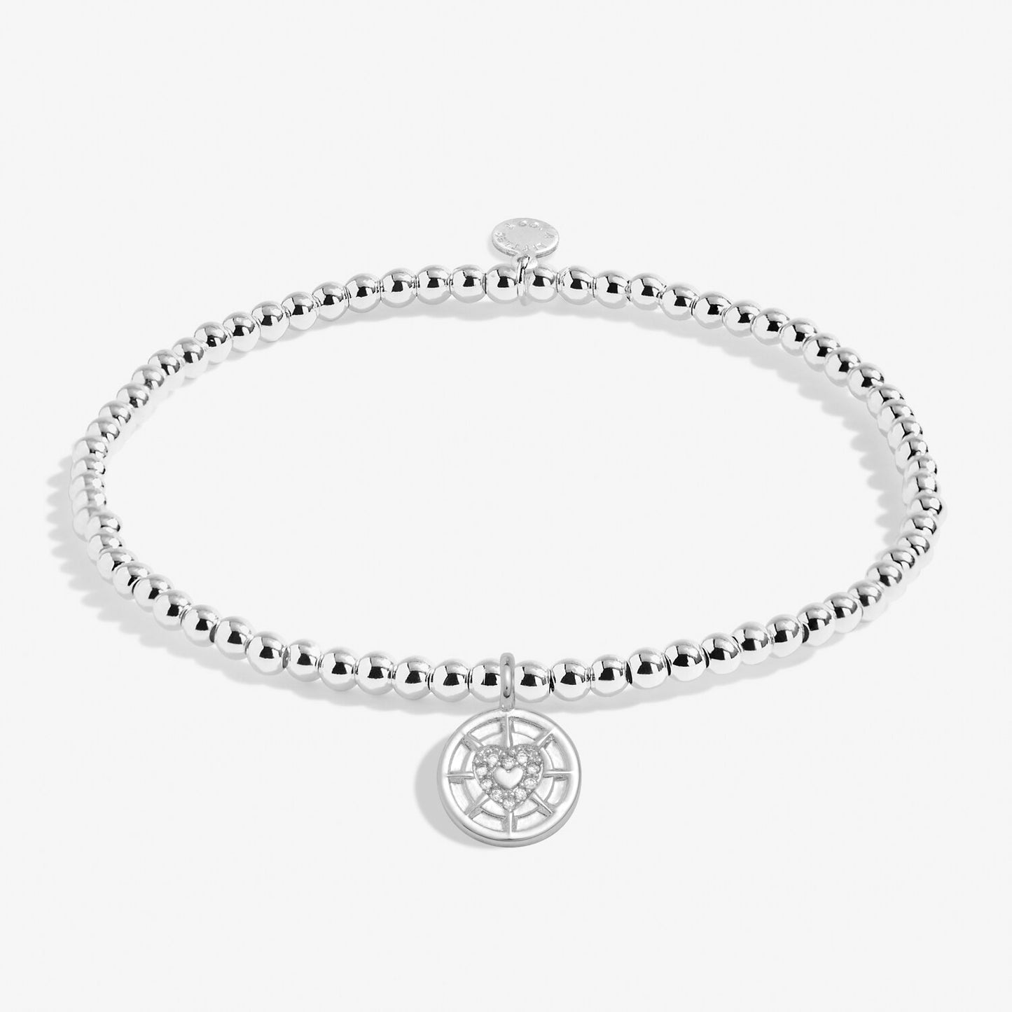 A Little 'I'd Be Lost Without You' Bracelet In Silver Plating