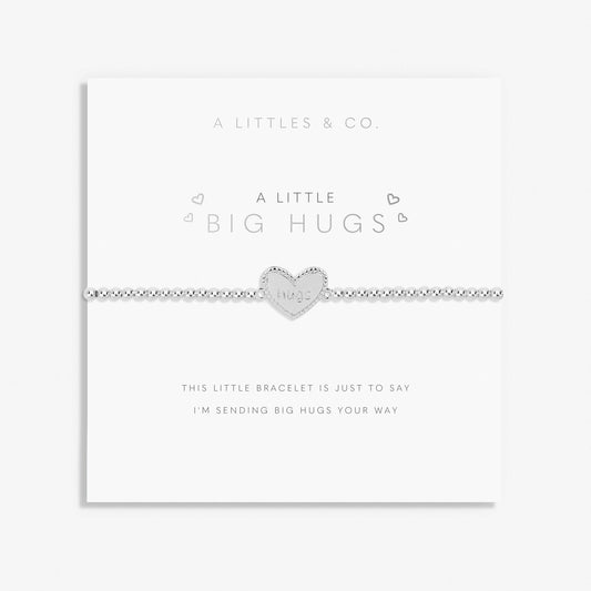 A Little 'Big Hugs' Bracelet In Silver Plating