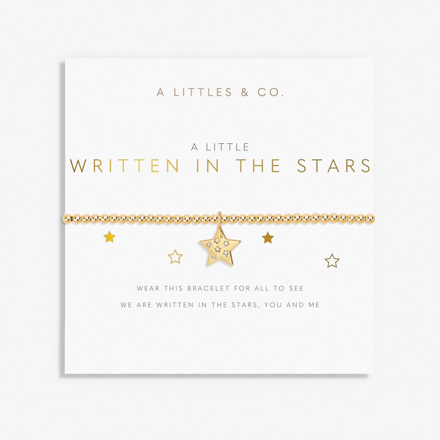 A Little 'Written In The Stars' Bracelet In Gold-Tone Plating