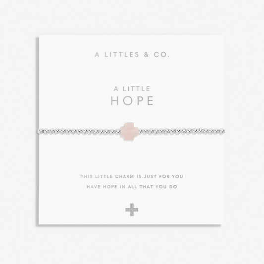 A Little 'Hope' Bracelet In Silver Plating