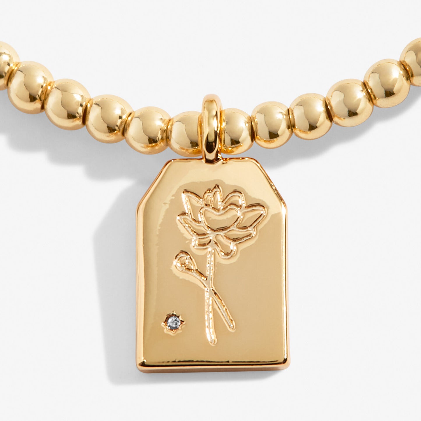 A Little 'Thank You' Bracelet In Gold-Tone Plating