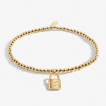 A Little 'Strength' Bracelet In Gold-Tone Plating