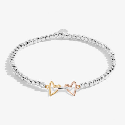 Forever Yours 'Sister Together Always' Trio Bracelet In Silver, Gold-Tone And Rose Gold-Tone Plating