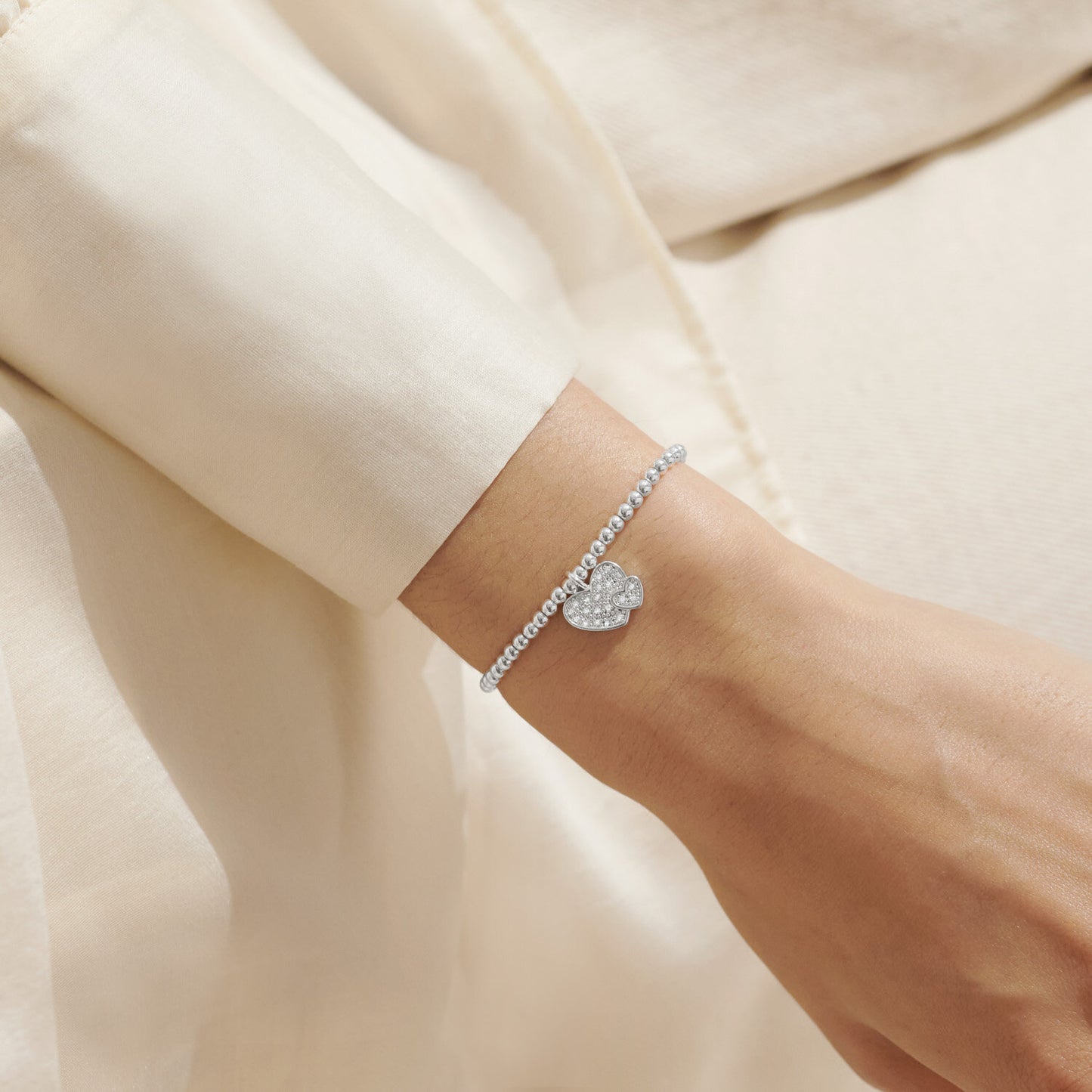 Confetti A Little 'Lovely Mom' Bracelet In Silver Plating