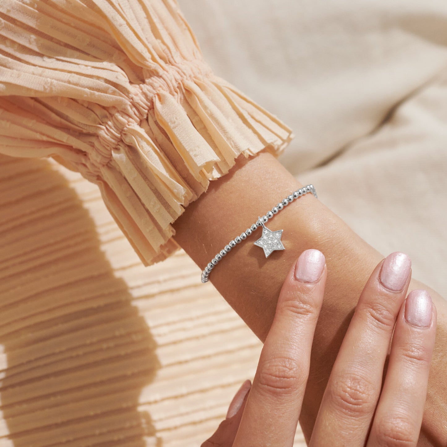 Confetti A Little 'Congratulations' Bracelet In Silver Plating