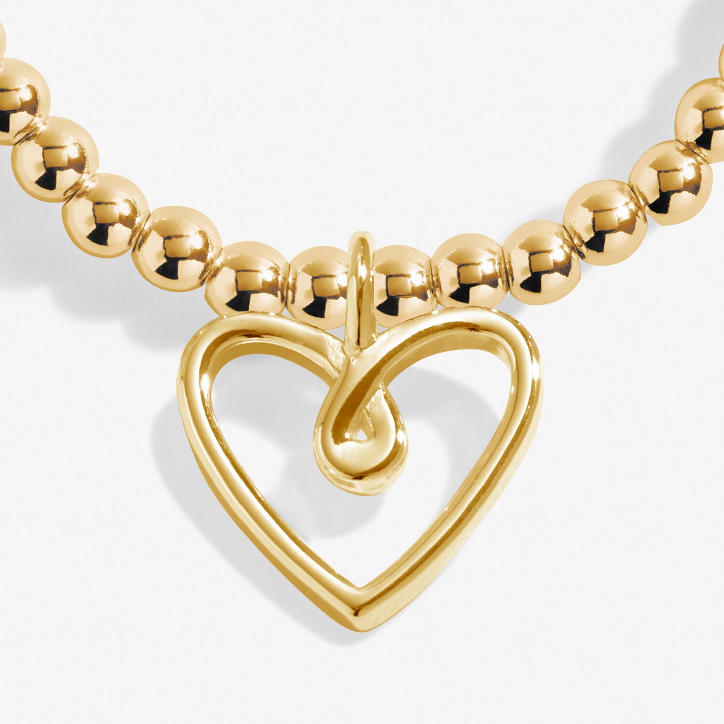A Little 'Lucky To Have A Sister Like You' Bracelet In Gold-Tone Plating