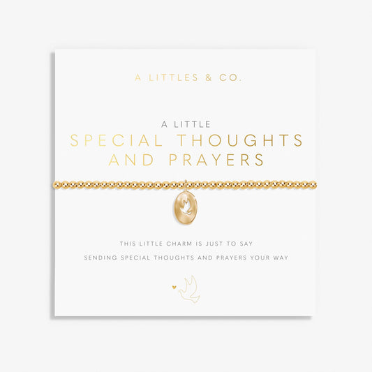 A Little 'Special Thoughts And Prayers' Bracelet In Gold-Tone Plating