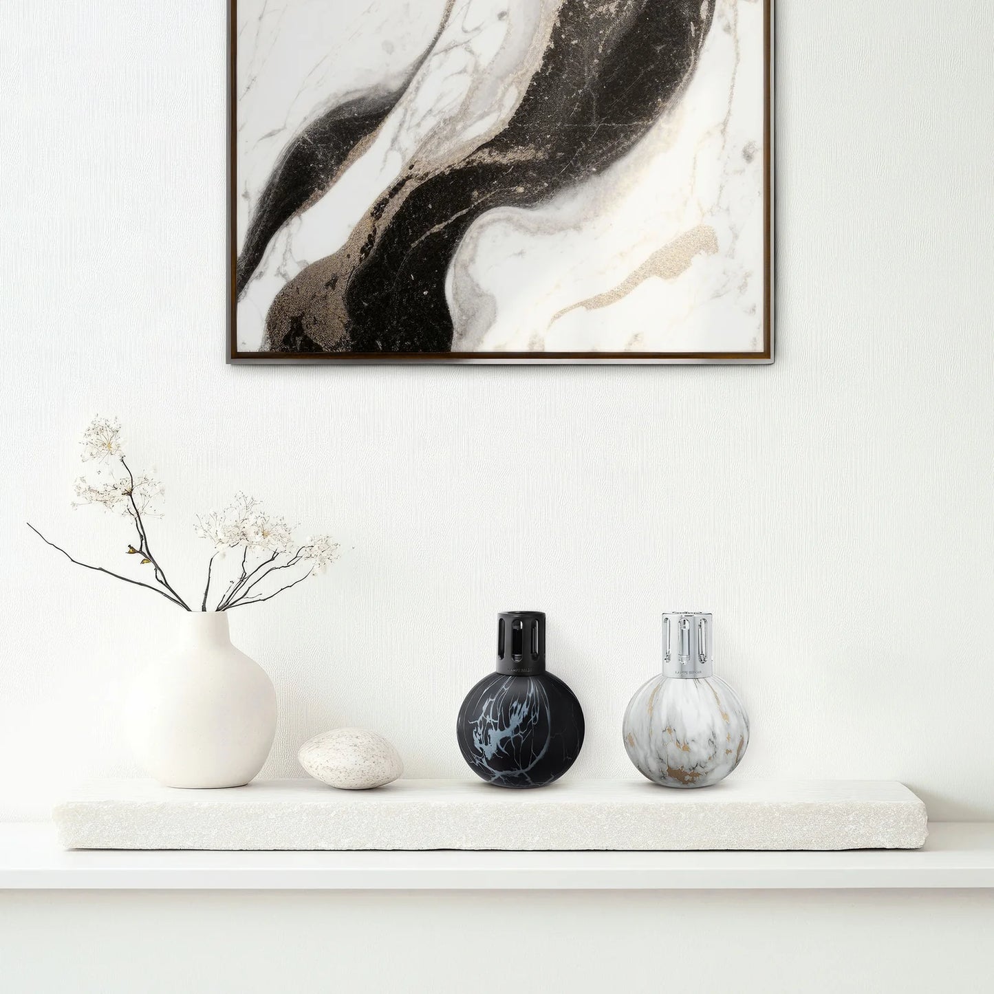 Boule Marble White Maison Berger Lamp