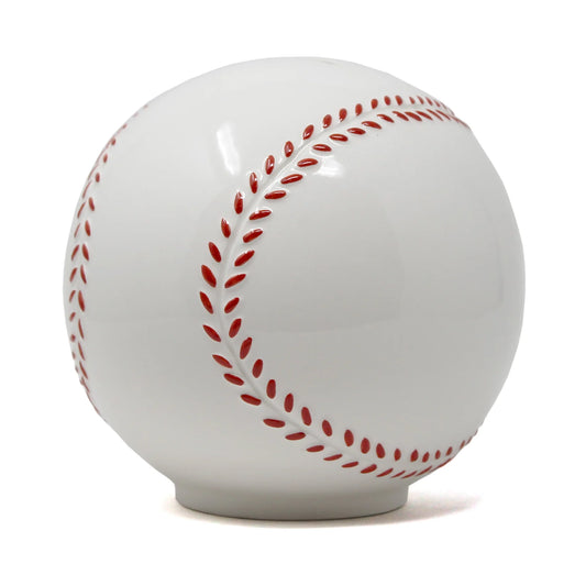 Ceramic Baseball Money Bank