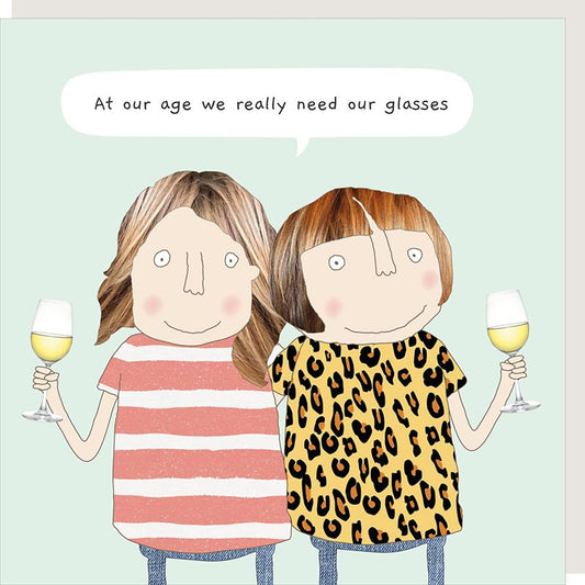 We Need Glasses Greeting Card