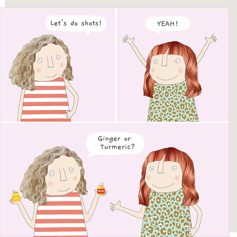 Let's Do Ginger Shots Card