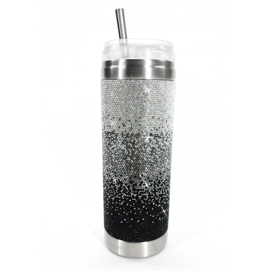 Black Ombre Diamond Tumbler