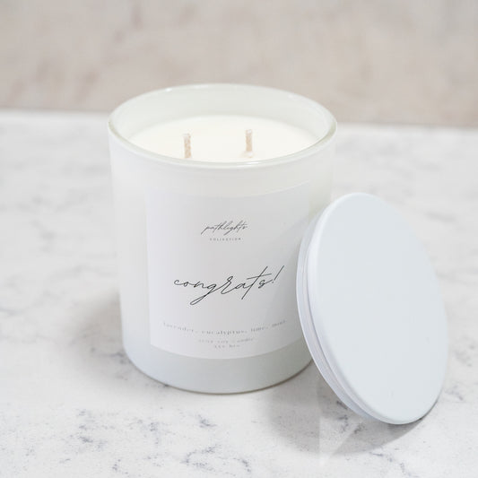 Congrats Candle 10oz (Lavender/Eucalyptus)
