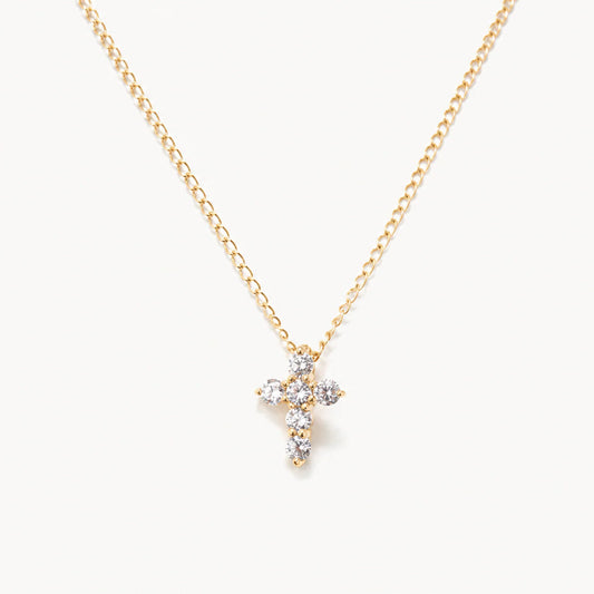 Cross Necklace - Gold