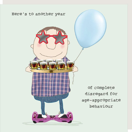 Here's To Another Year Birthday Card