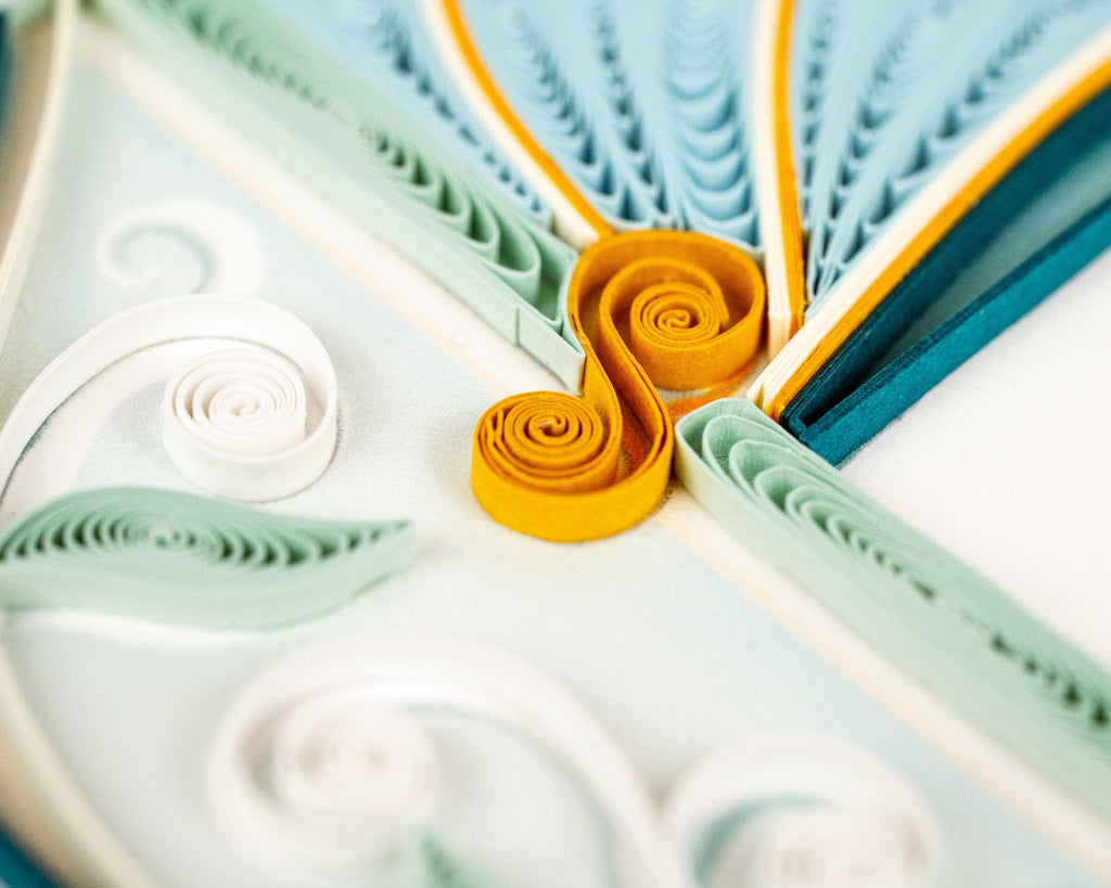 Quilling Card Baby Buggy