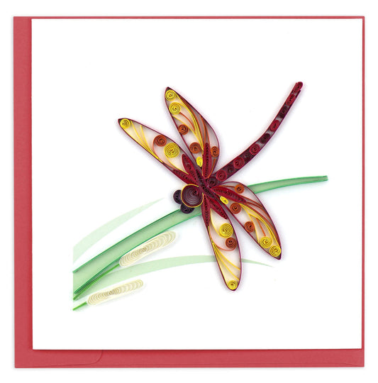 Quilling Card Dragonfly