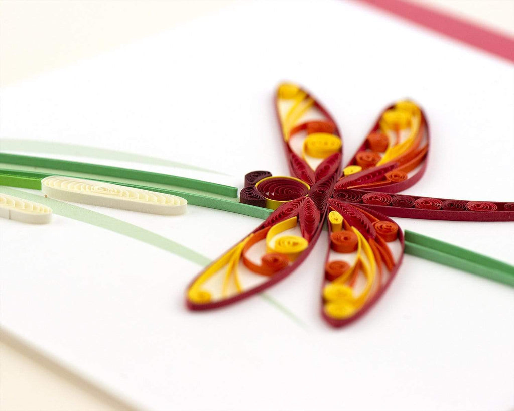 Quilling Card Dragonfly