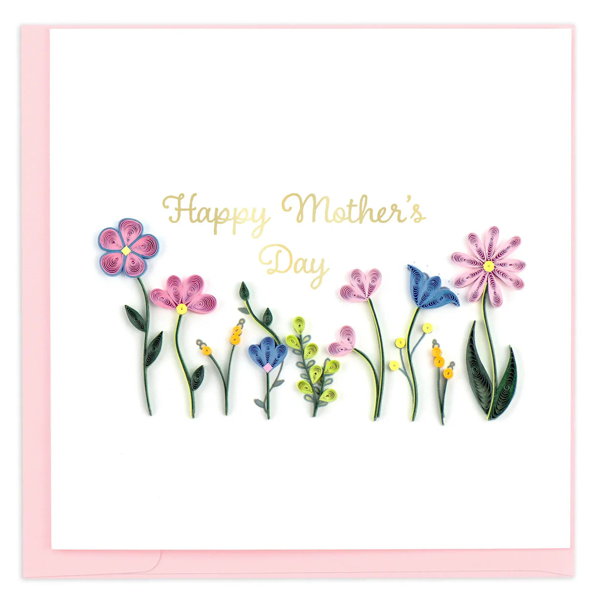 Quilling Card Mother's Day Wildflowers