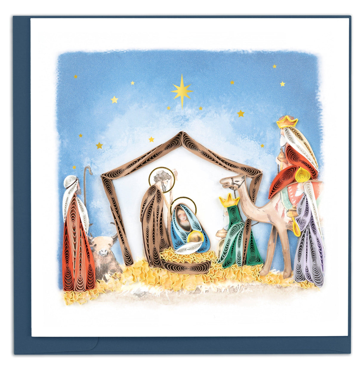 Quilling Card Nativity Scene