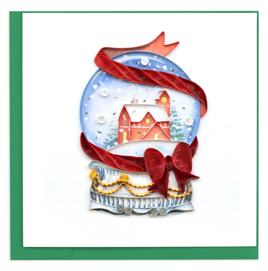 Quilling Card Snow Globe