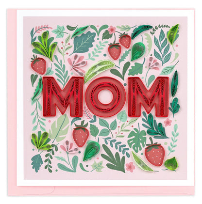 Mother's Day Strawberry Quilling Card
