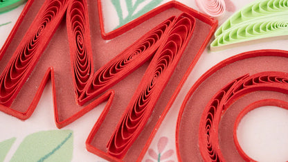 Mother's Day Strawberry Quilling Card