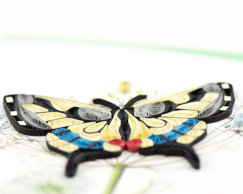 Quilling Card Swallowtail Butterfly