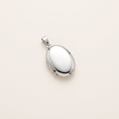 Silver Oval Locket