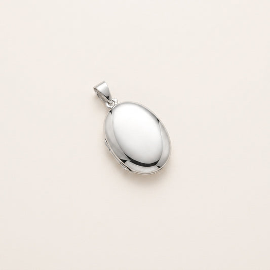 Silver Oval Locket