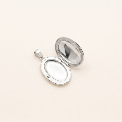 Silver Oval Locket