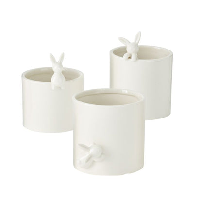 Easter Bunny Ceramic Pot Assorted 3.5"