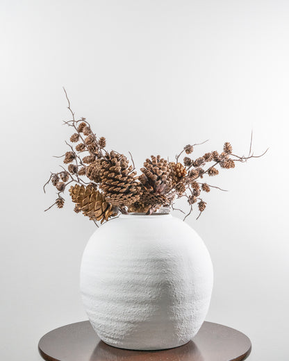 26” Multi Size Pinecone & Twig Stem
