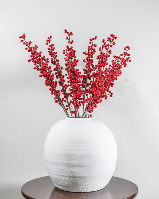 Classic Red Holly Berry Spray