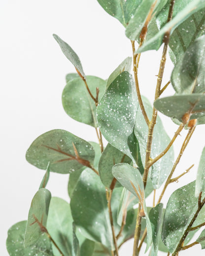 34" Glittered Eucalyptus Spray