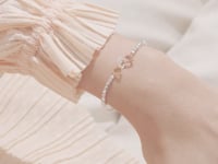 Forever Yours 'Beautiful New Chapter' Trio Bracelet In Silver, Gold-Tone And Rose Gold-Tone Plating