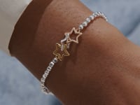 Forever Yours 'Best Teacher Ever' Trio Bracelet In Silver, Gold-Tone And Rose Gold-Tone Plating