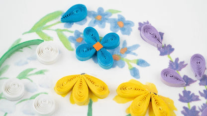 Garden Heart Quilling Card