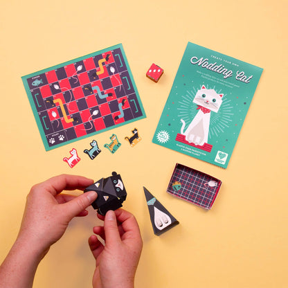 Nodding Cat Paper Craft Kit