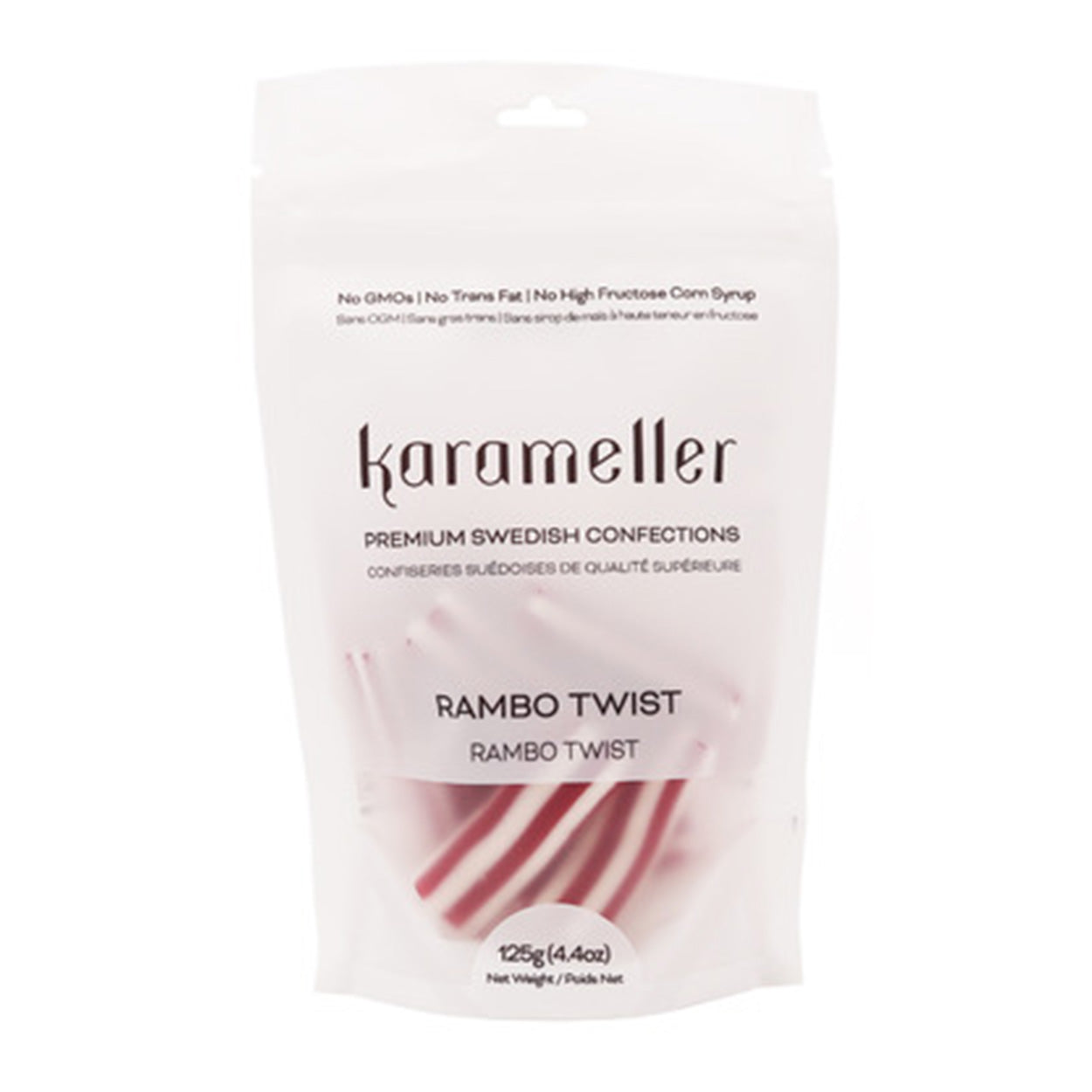 Rambo Twists Swedish Candy - 125g Bag