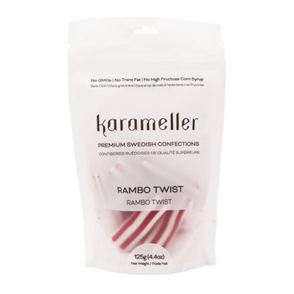 Rambo Twists Swedish Candy - 125g Bag