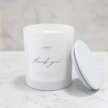 Thank You Candle 10oz (Bergamot/Jasmine)